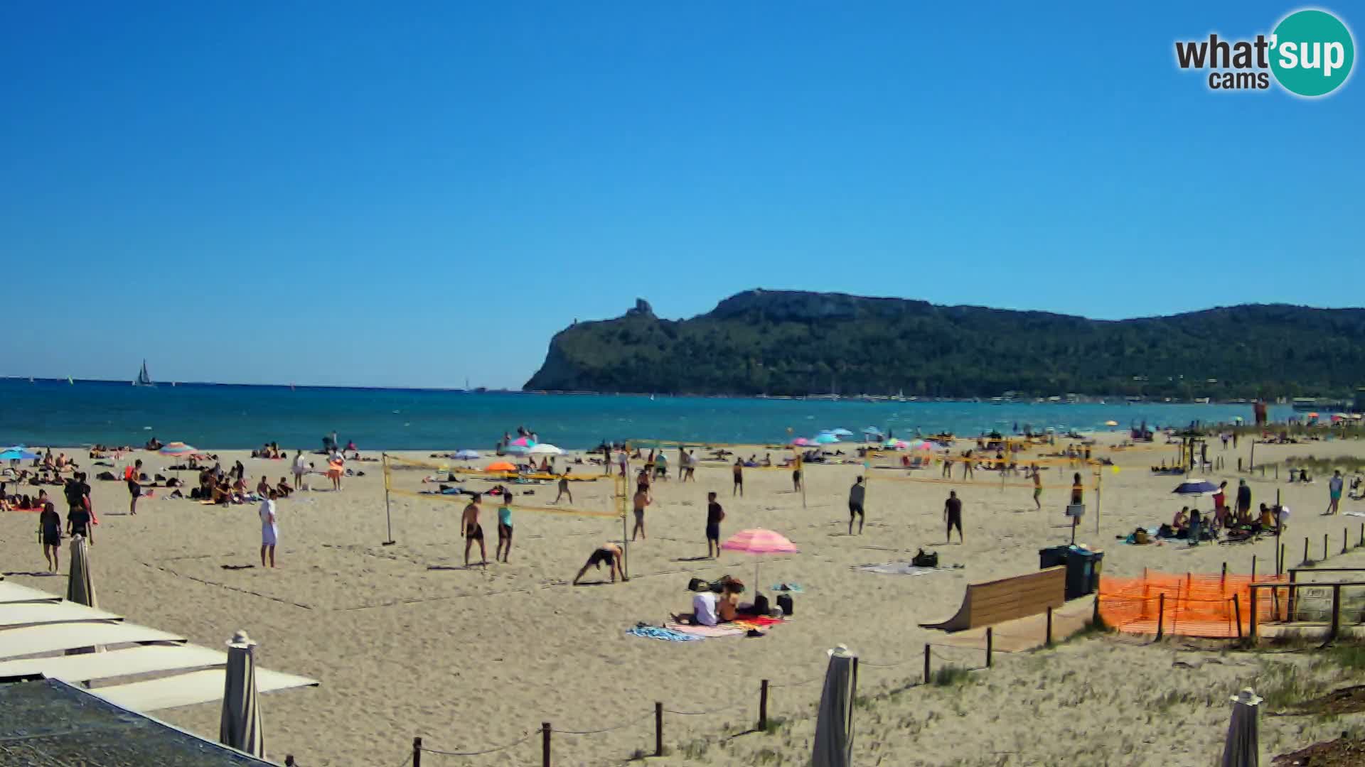 Poetto Strand Webcam | Cagliari | Sardinien