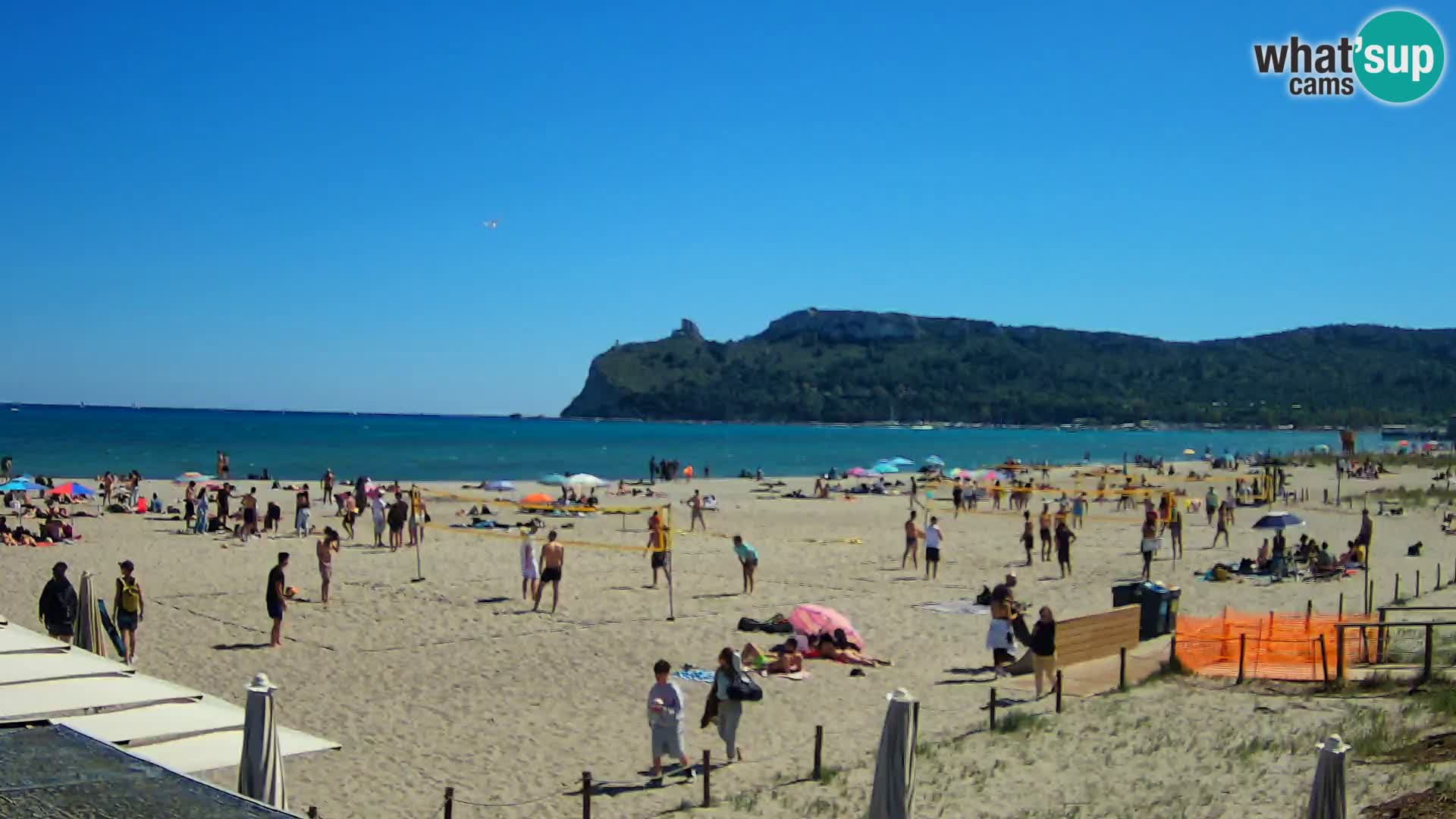Poetto beach webcam | Cagliari | Sardinia