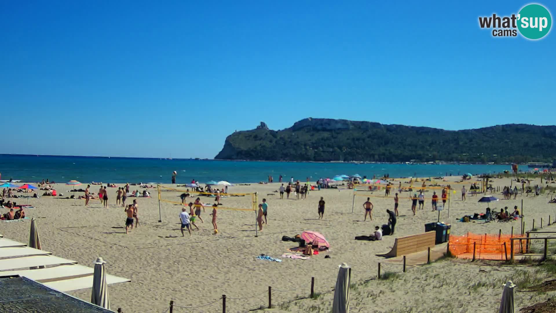 Poetto beach webcam | Cagliari | Sardinia