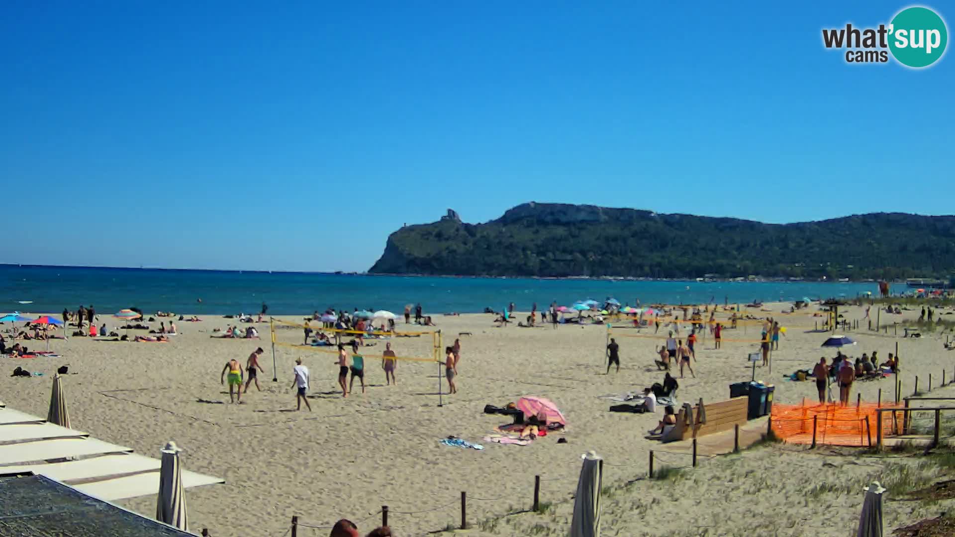 Poetto beach webcam | Cagliari | Sardinia
