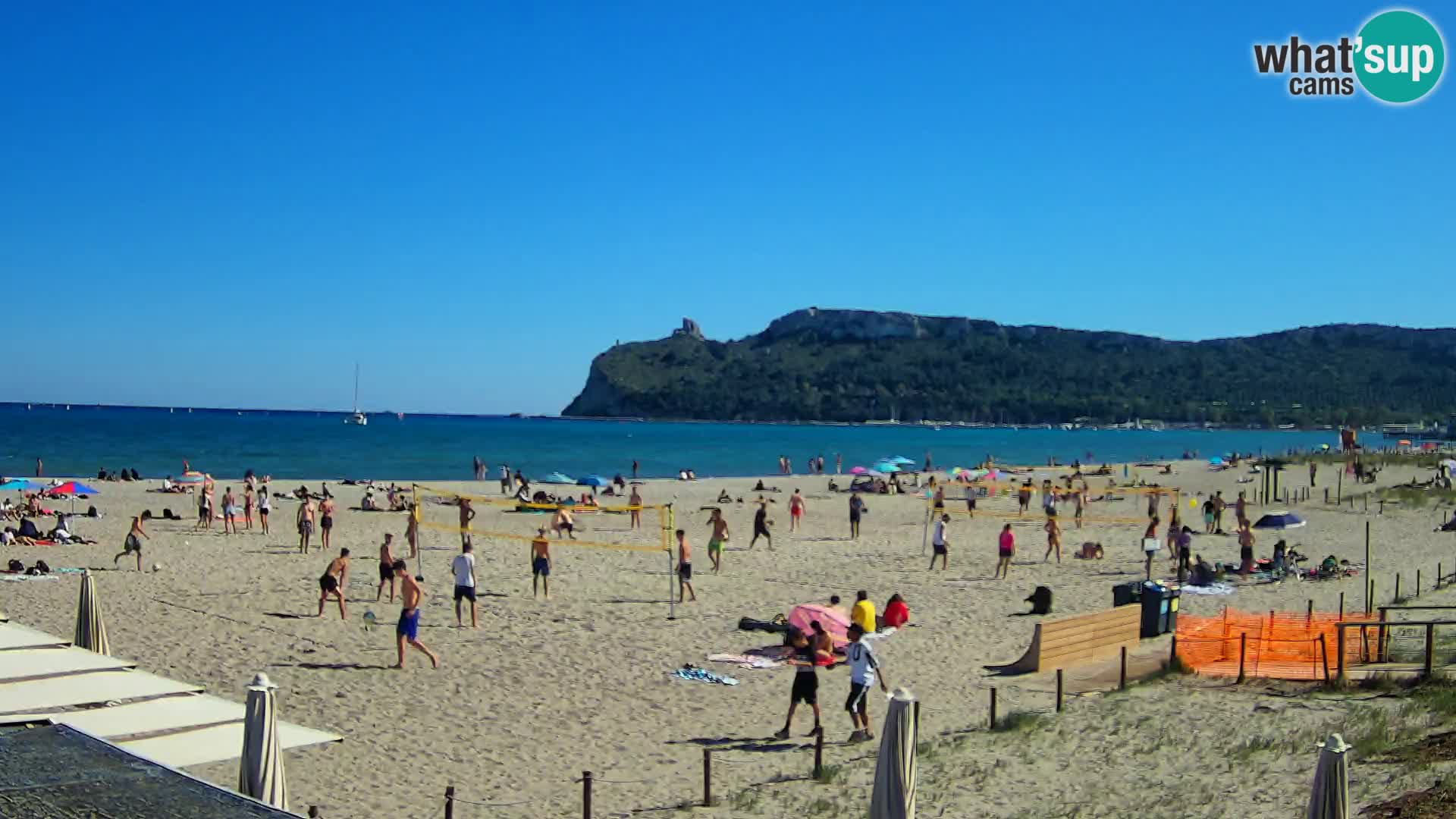 Poetto beach webcam | Cagliari | Sardinia