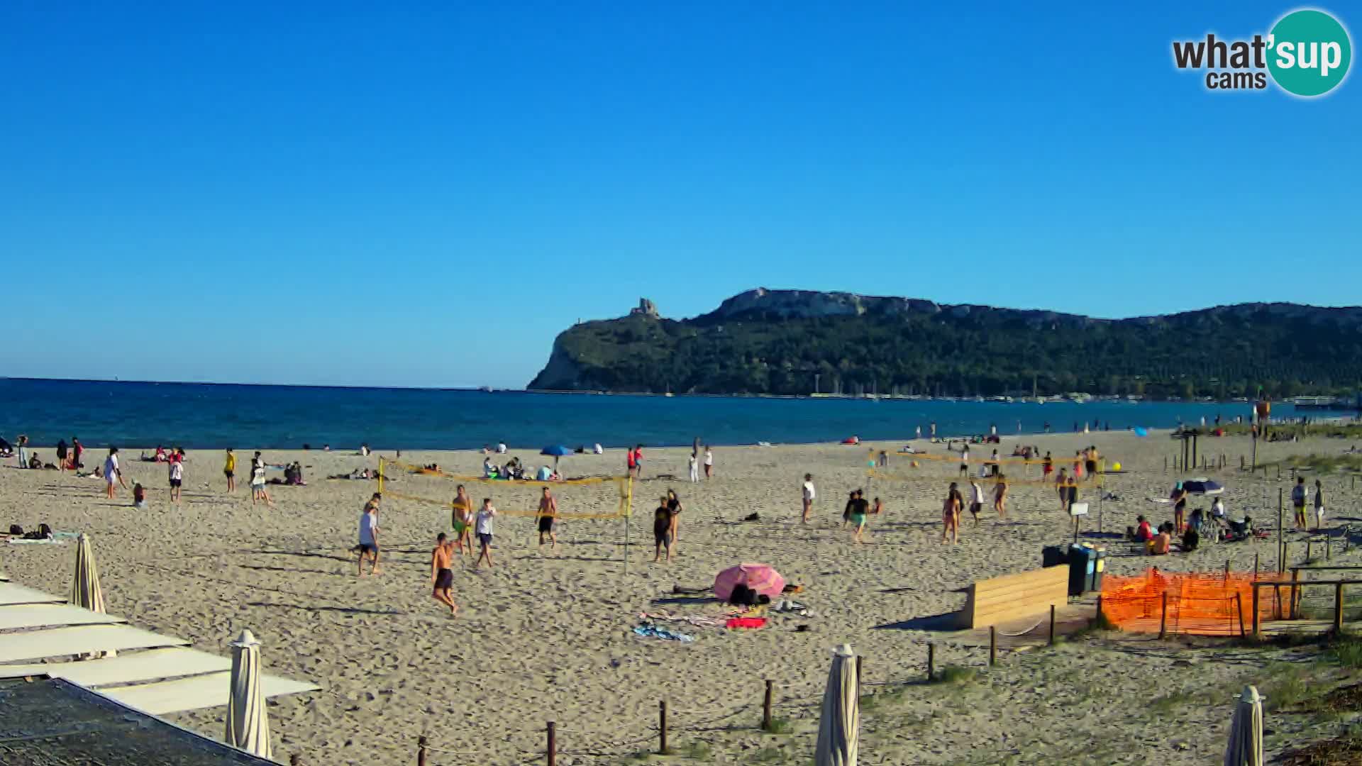 Poetto beach webcam | Cagliari | Sardinia