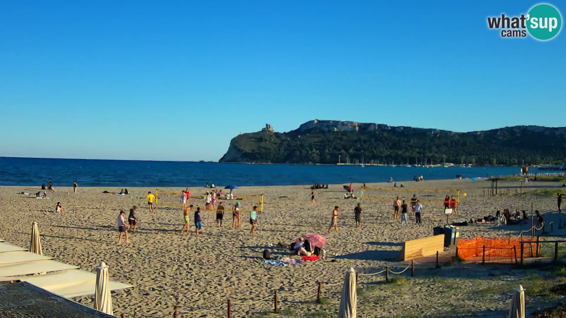 Webcam spiaggia del Poetto | Cagliari | Sardegna
