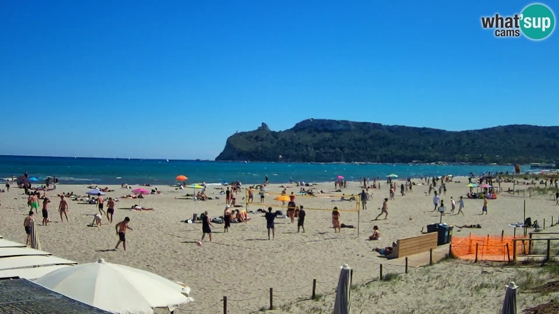 Webcam plage de Poetto | Cagliari | Sardaigne