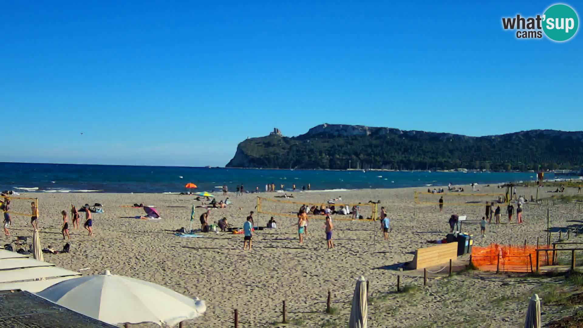 Poetto beach webcam | Cagliari | Sardinia