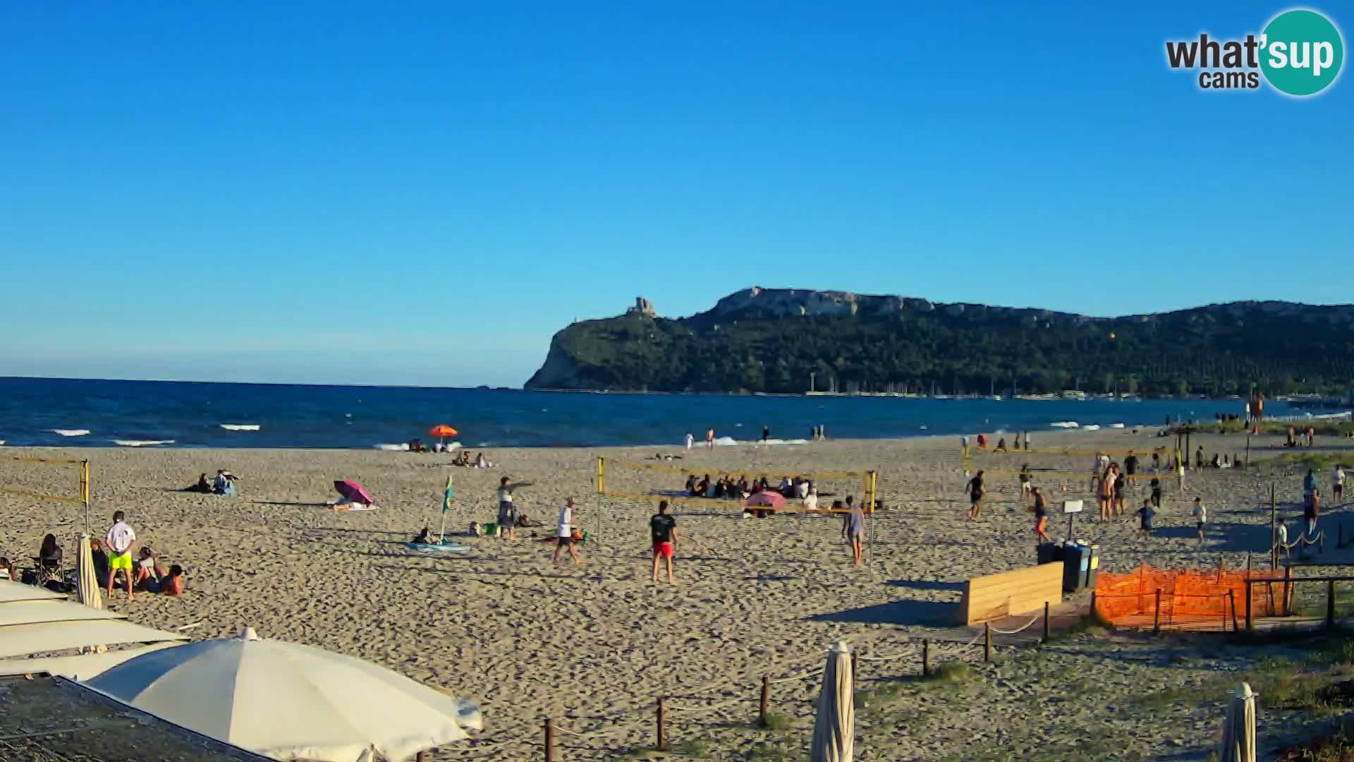 Poetto Strand Webcam | Cagliari | Sardinien