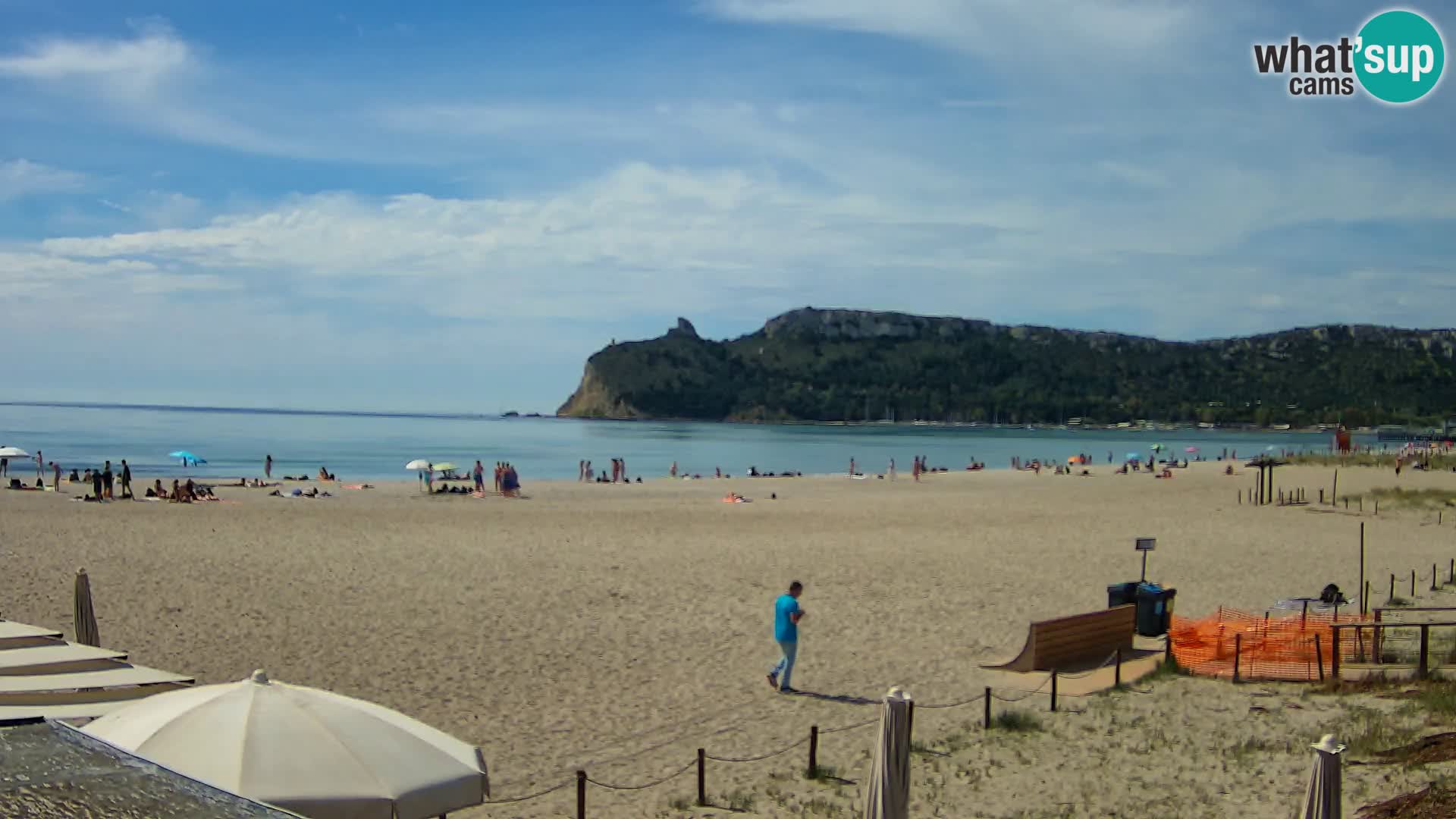 Webcam plage de Poetto | Cagliari | Sardaigne