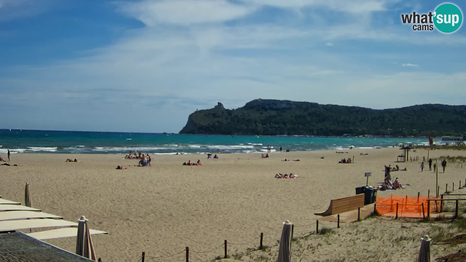 Poetto beach webcam | Cagliari | Sardinia