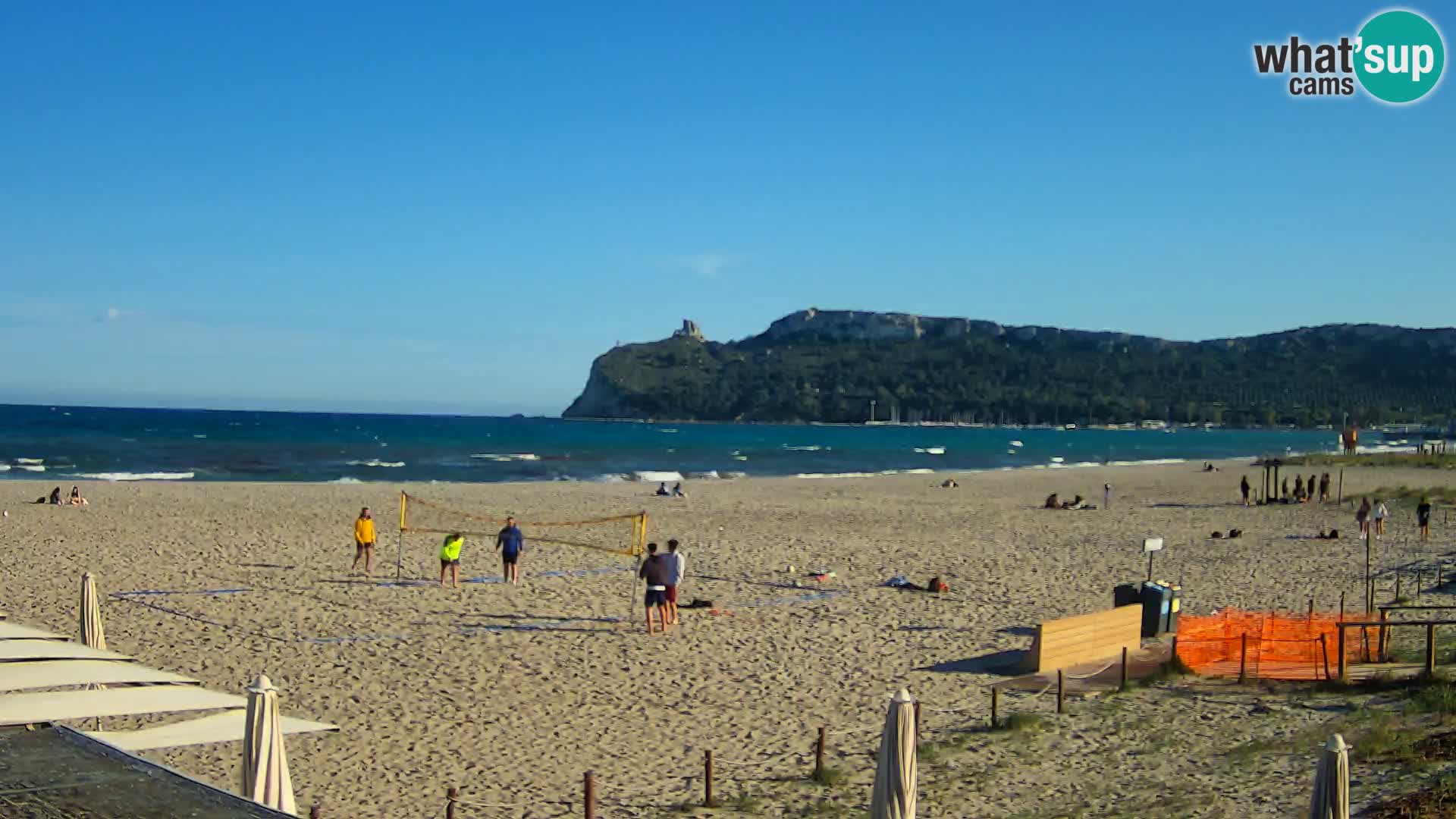Poetto beach webcam | Cagliari | Sardinija