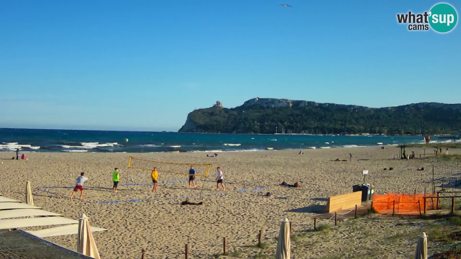 Poetto Strand Webcam | Cagliari | Sardinien