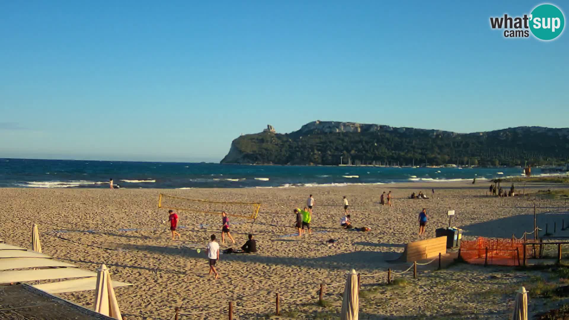 Poetto beach webcam | Cagliari | Sardinija
