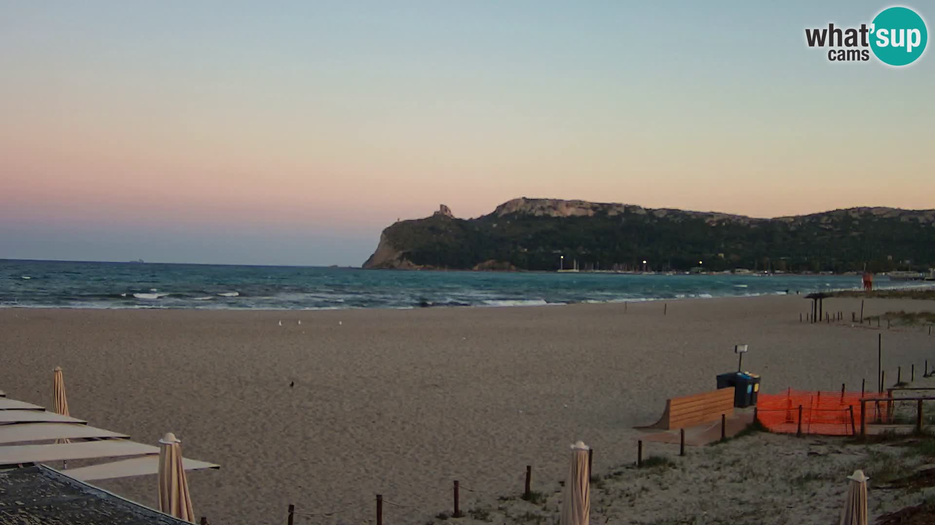 Poetto beach webcam | Cagliari | Sardinija