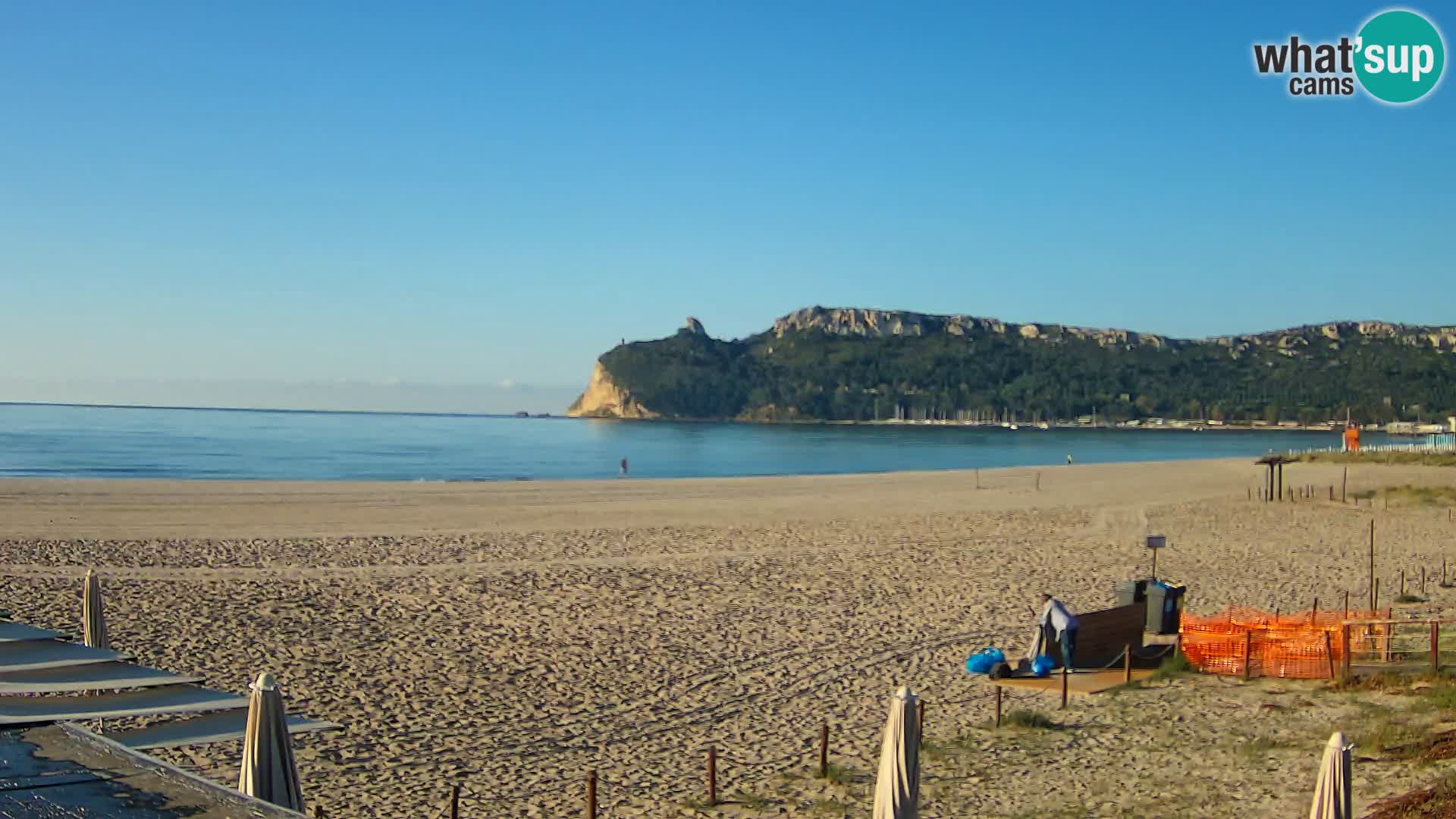 Poetto beach webcam | Cagliari | Sardinija