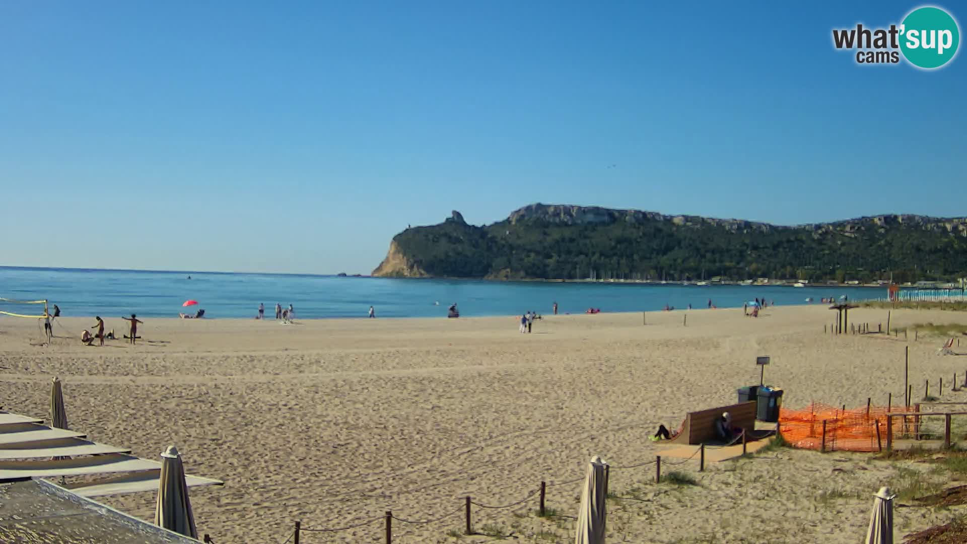 Poetto beach webcam | Cagliari | Sardinija