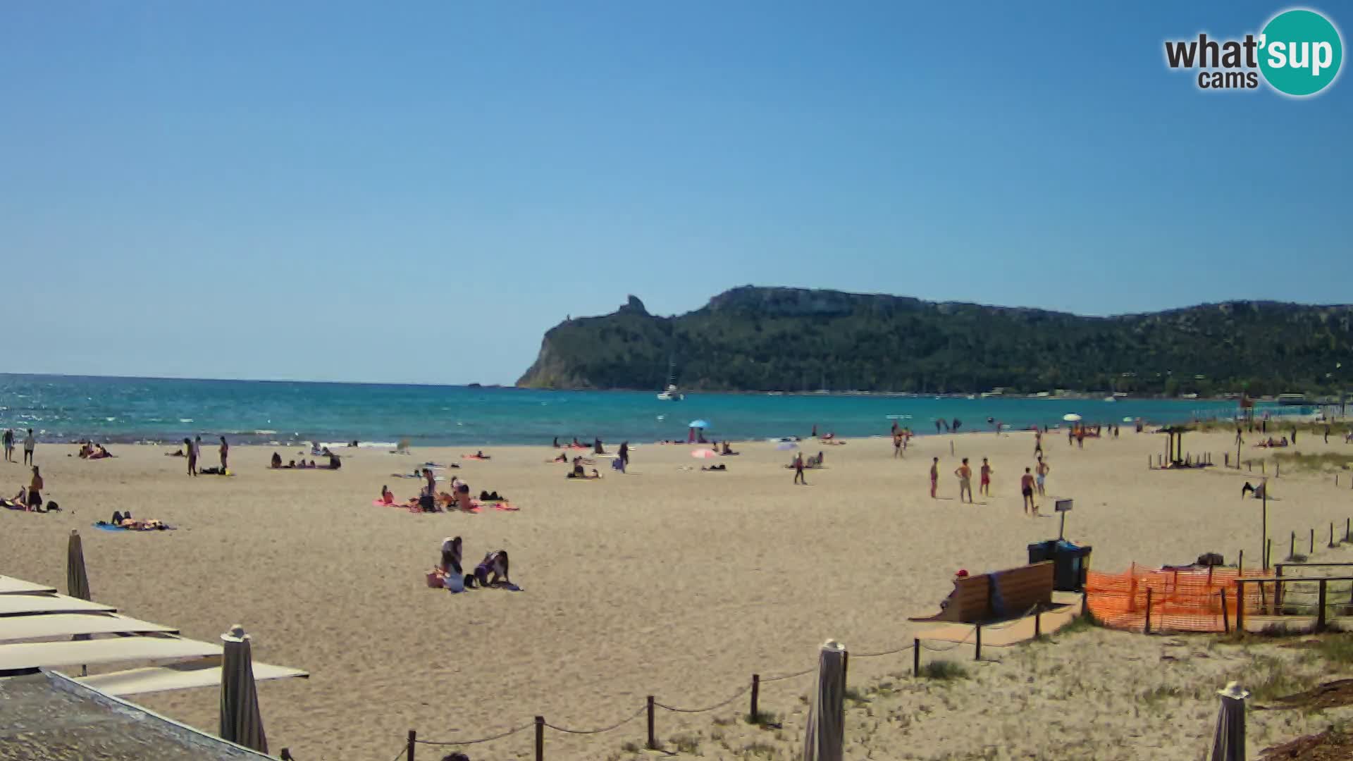 Poetto Strand Webcam | Cagliari | Sardinien