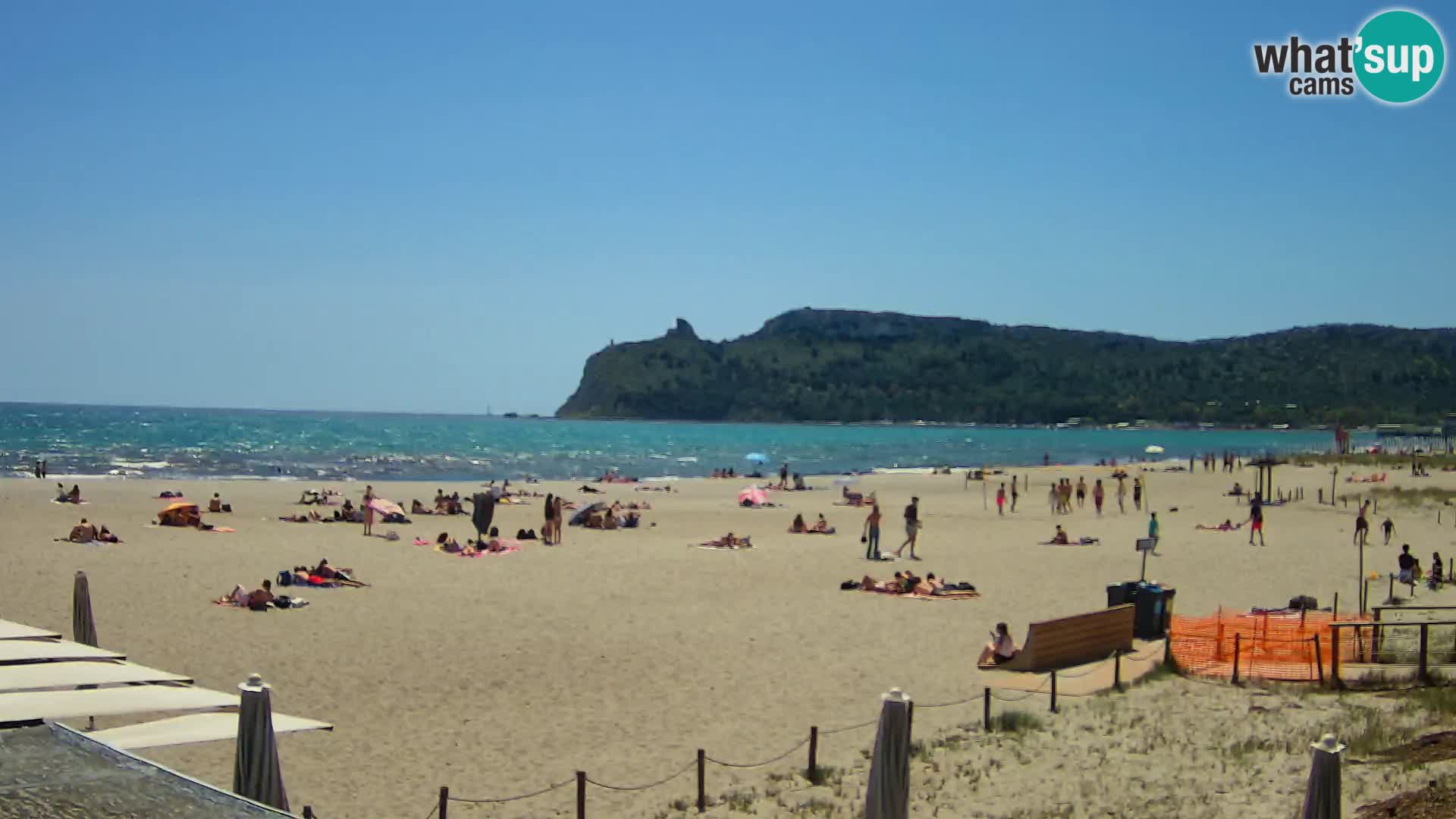 Poetto Strand Webcam | Cagliari | Sardinien