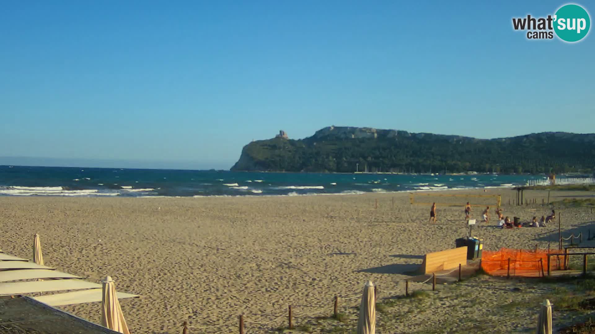Webcam plage de Poetto | Cagliari | Sardaigne