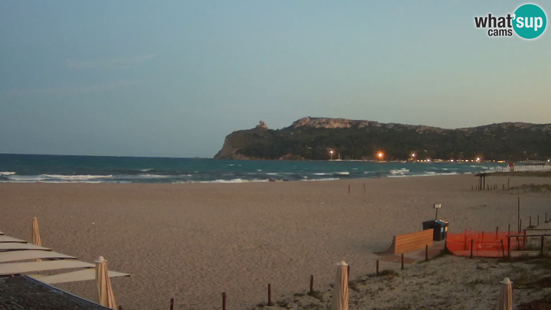 Poetto beach webcam | Cagliari | Sardinija