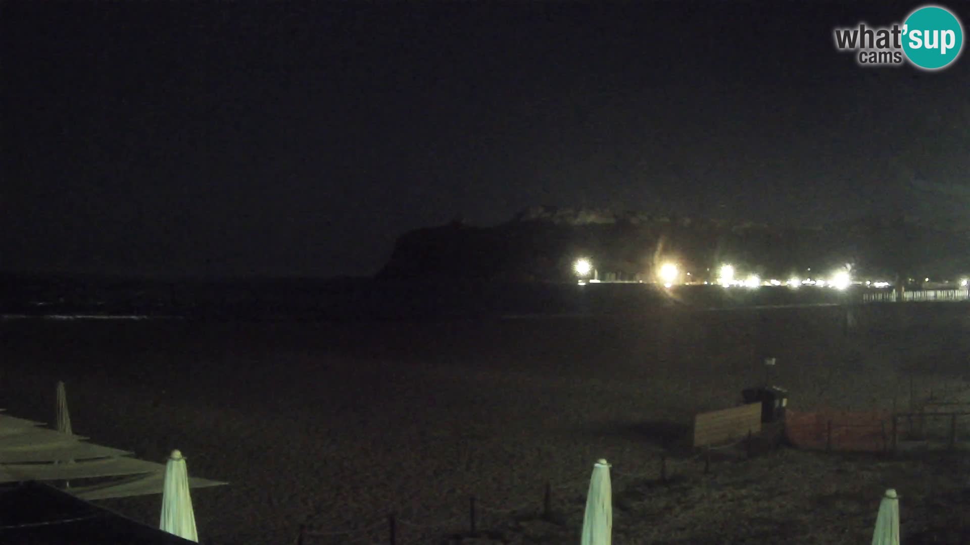 Poetto beach webcam | Cagliari | Sardinija