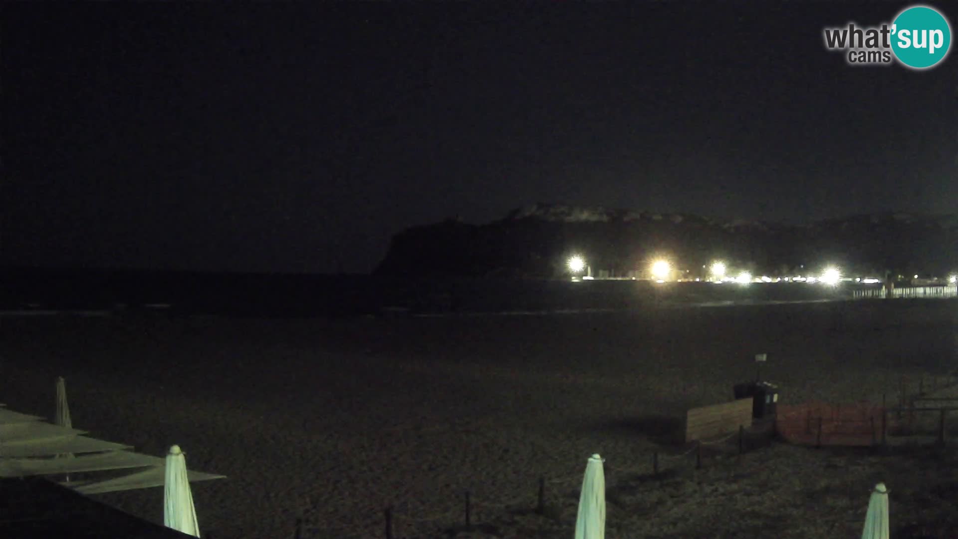 Poetto beach webcam | Cagliari | Sardinija