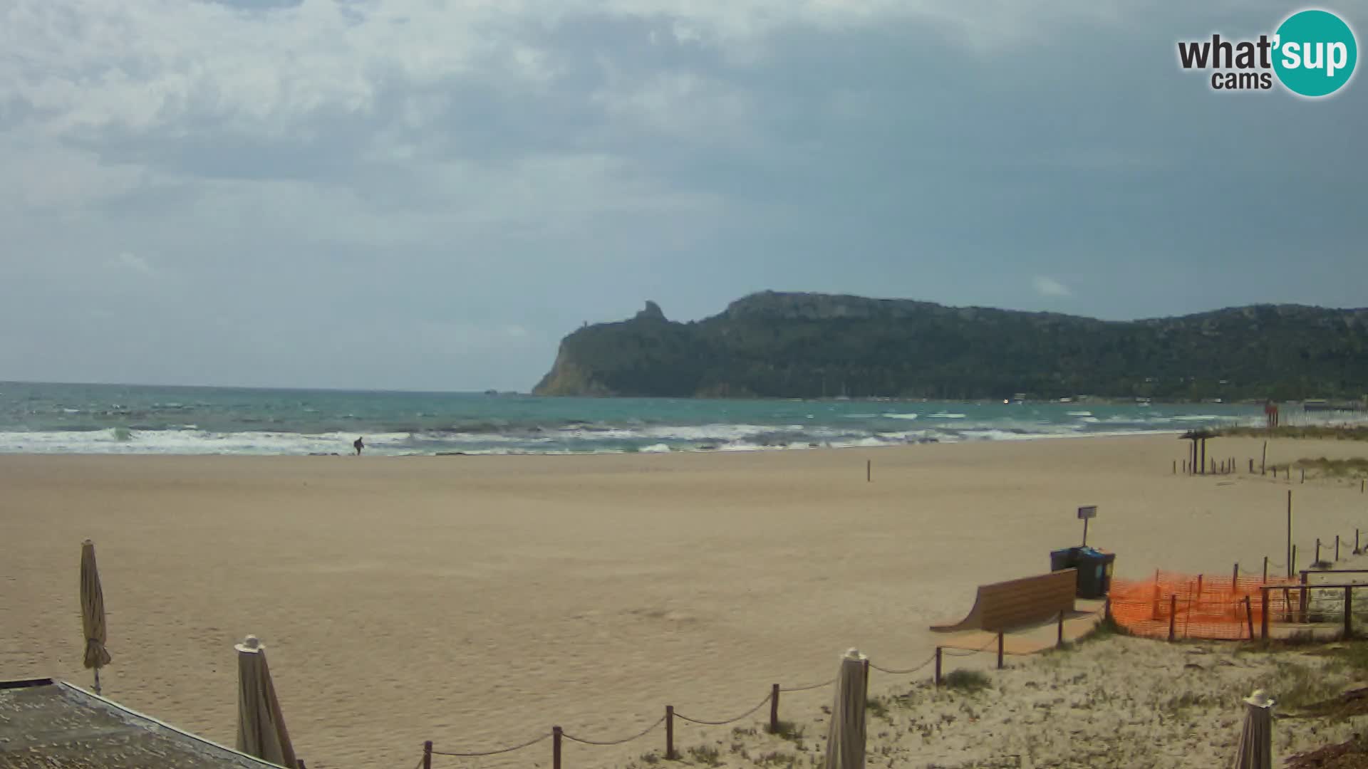 Poetto beach webcam | Cagliari | Sardinija