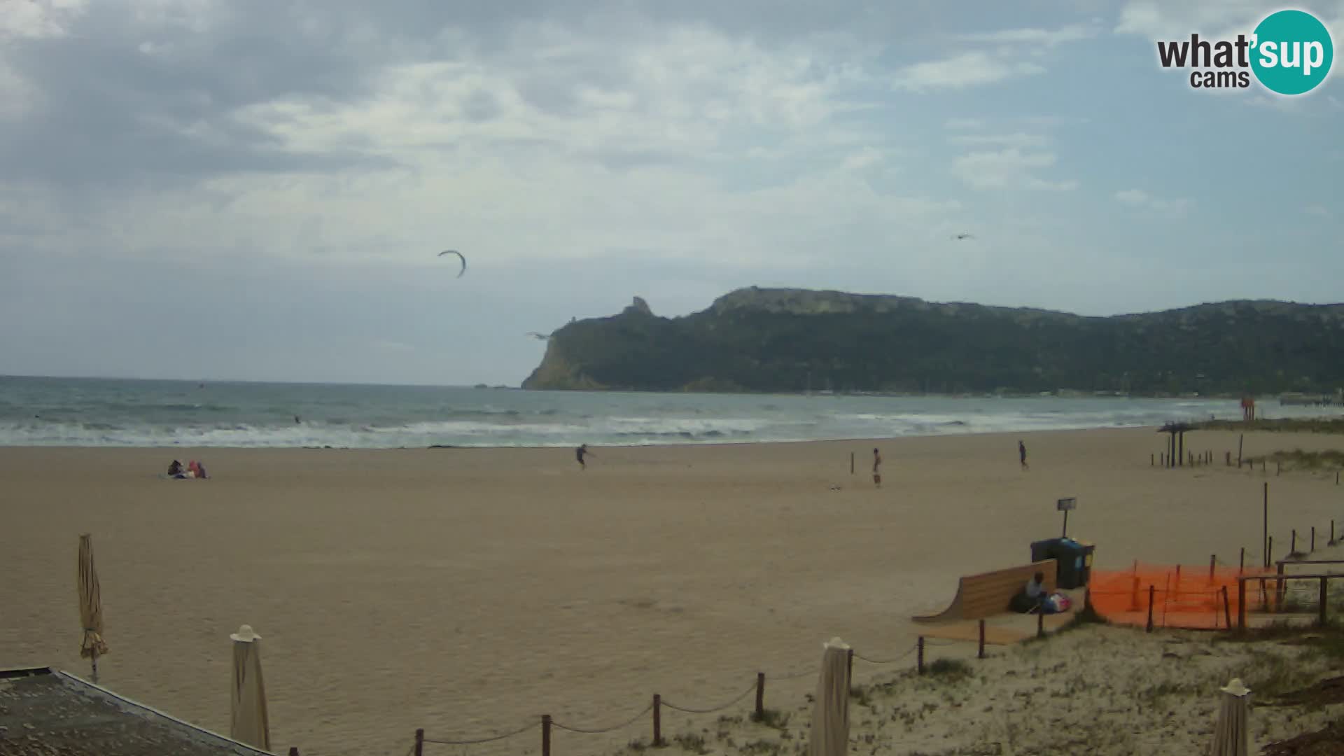 Poetto beach webcam | Cagliari | Sardinija