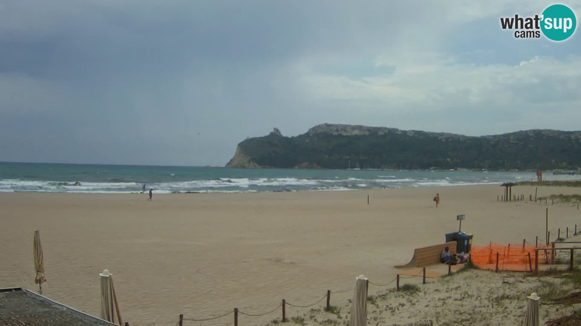 Poetto beach webcam | Cagliari | Sardinija
