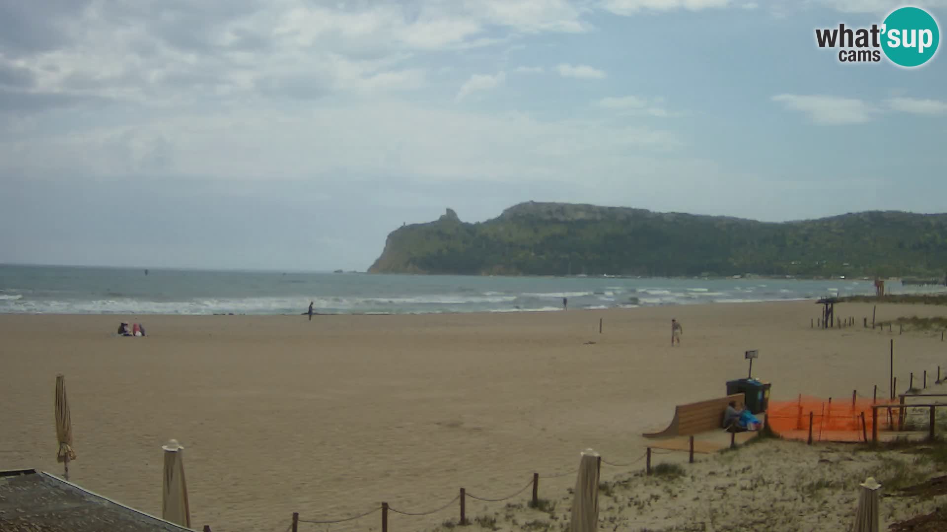 Poetto beach webcam | Cagliari | Sardinija