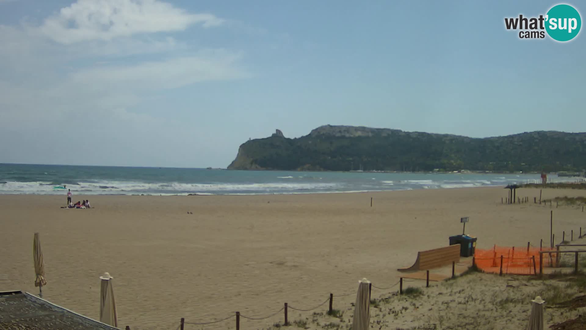 Poetto beach webcam | Cagliari | Sardinia