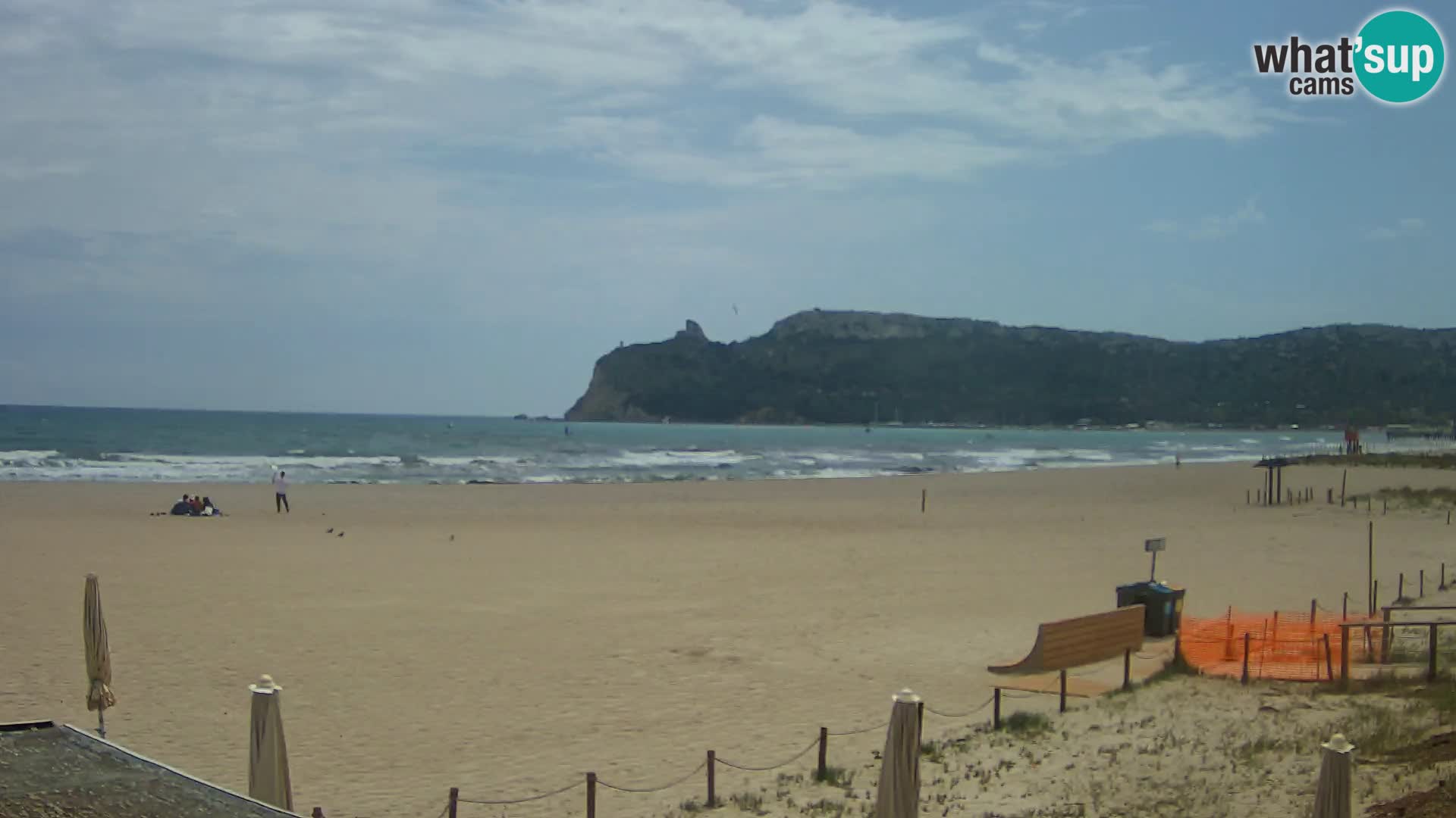 Poetto beach webcam | Cagliari | Sardinija