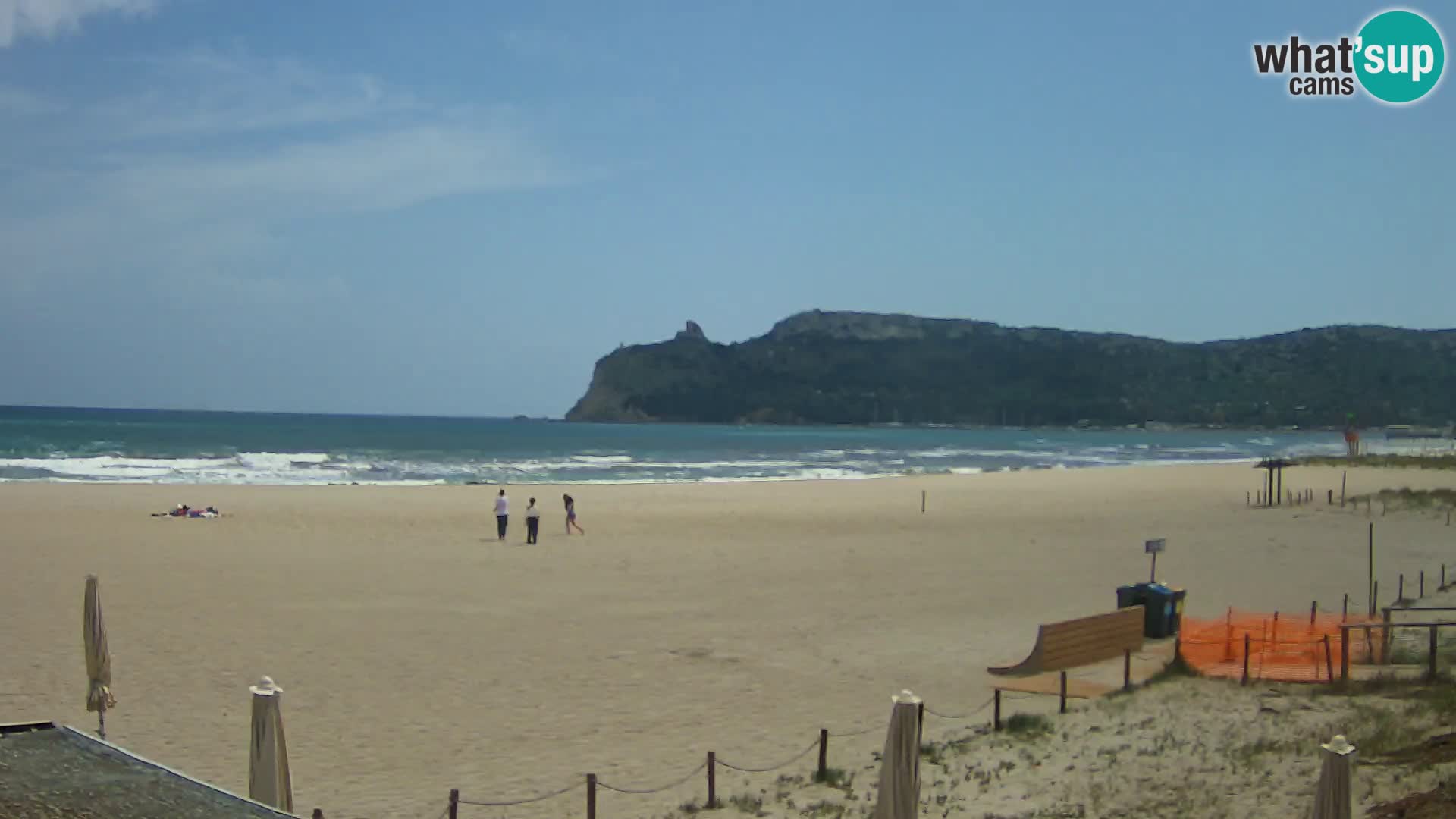 Webcam plage de Poetto | Cagliari | Sardaigne