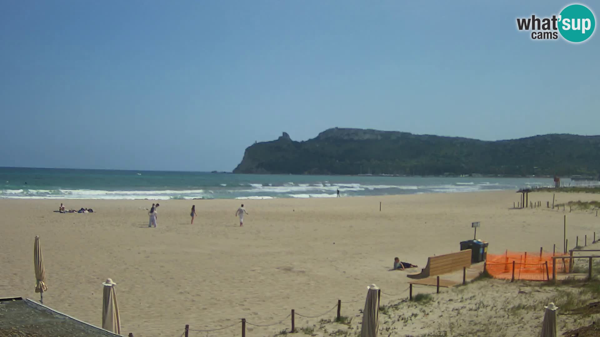 Webcam plage de Poetto | Cagliari | Sardaigne