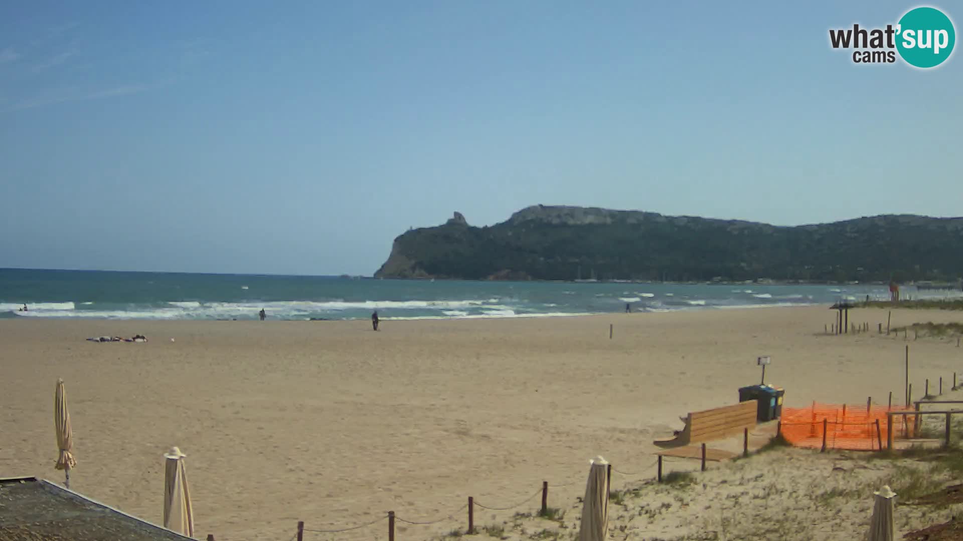 Poetto beach webcam | Cagliari | Sardinija