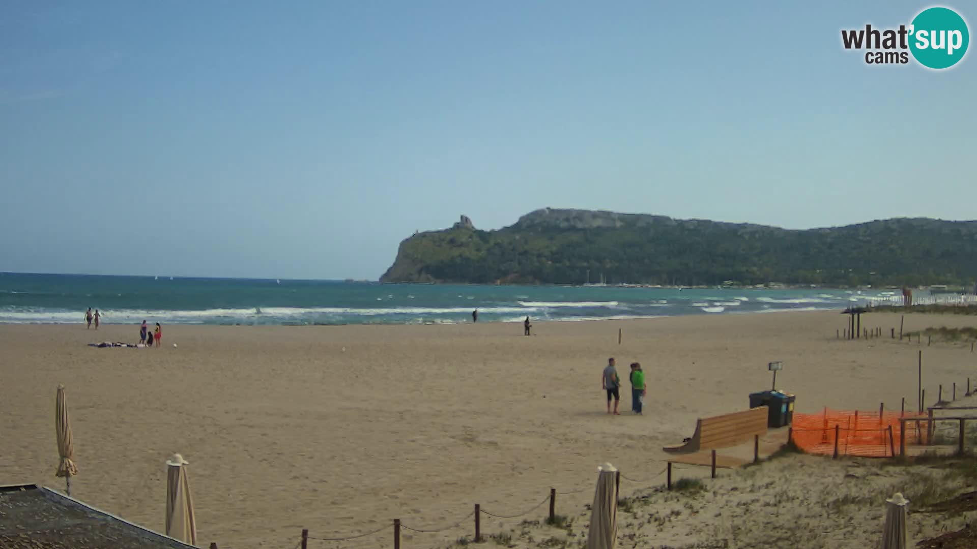 Webcam plage de Poetto | Cagliari | Sardaigne