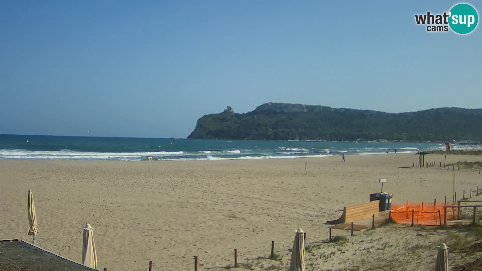 Webcam plage de Poetto | Cagliari | Sardaigne