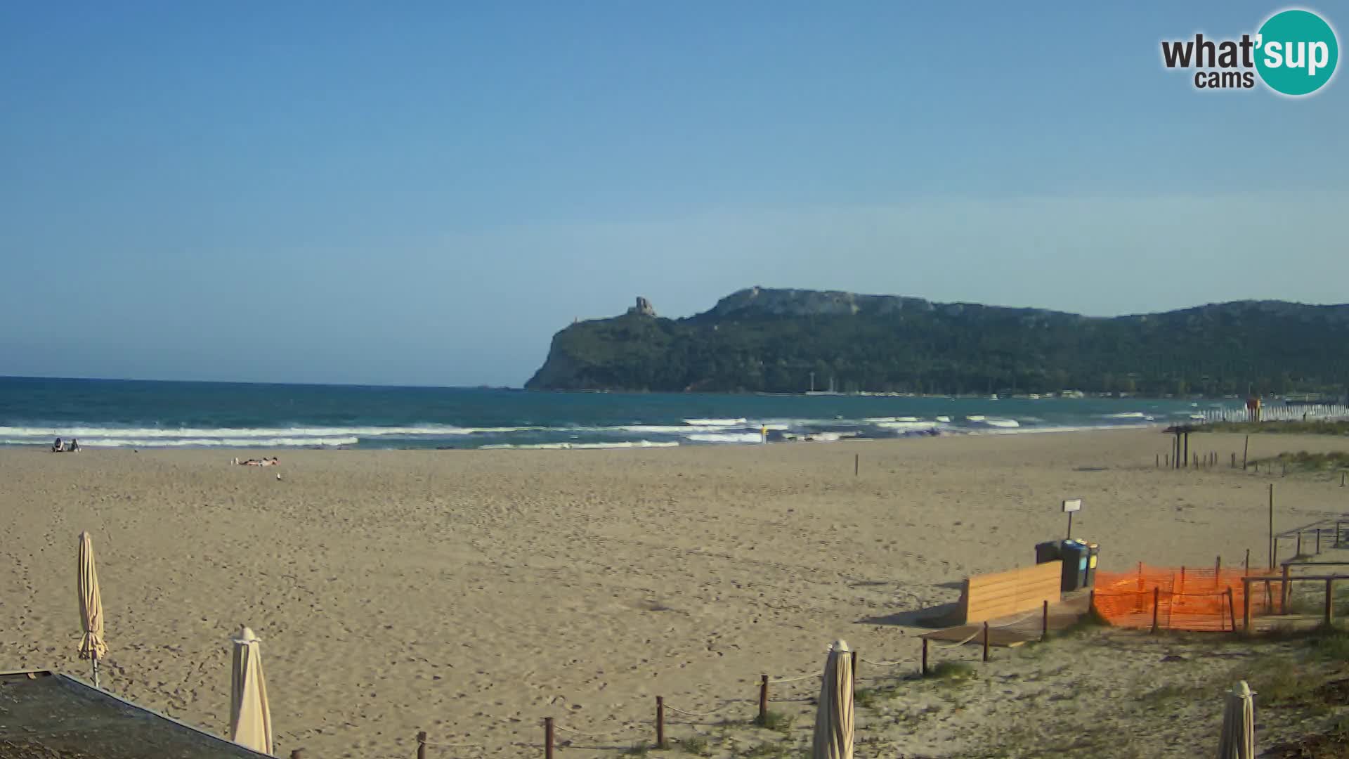 Poetto beach webcam | Cagliari | Sardinia