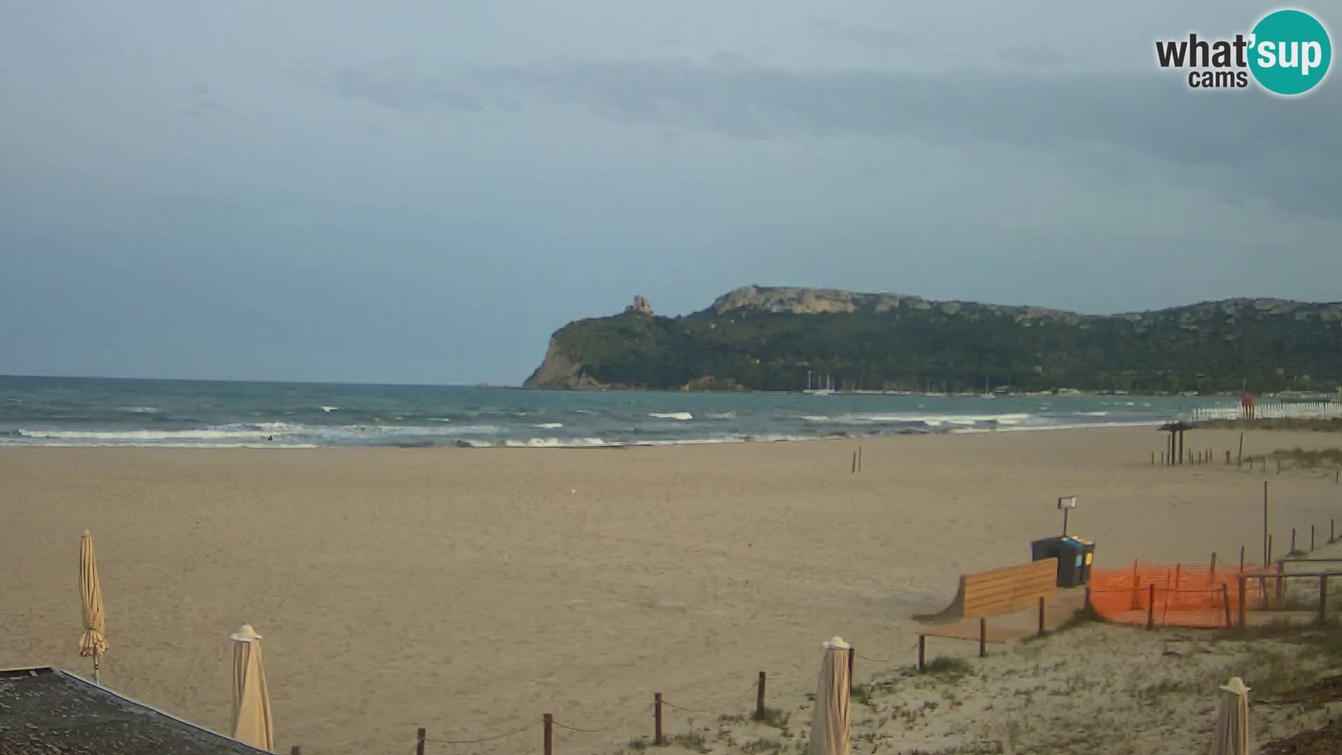 Poetto beach webcam | Cagliari | Sardinia