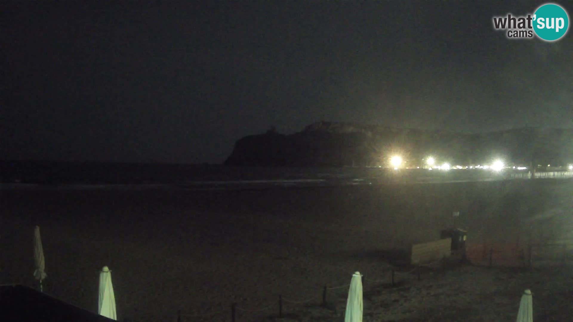 Poetto beach webcam | Cagliari | Sardinija