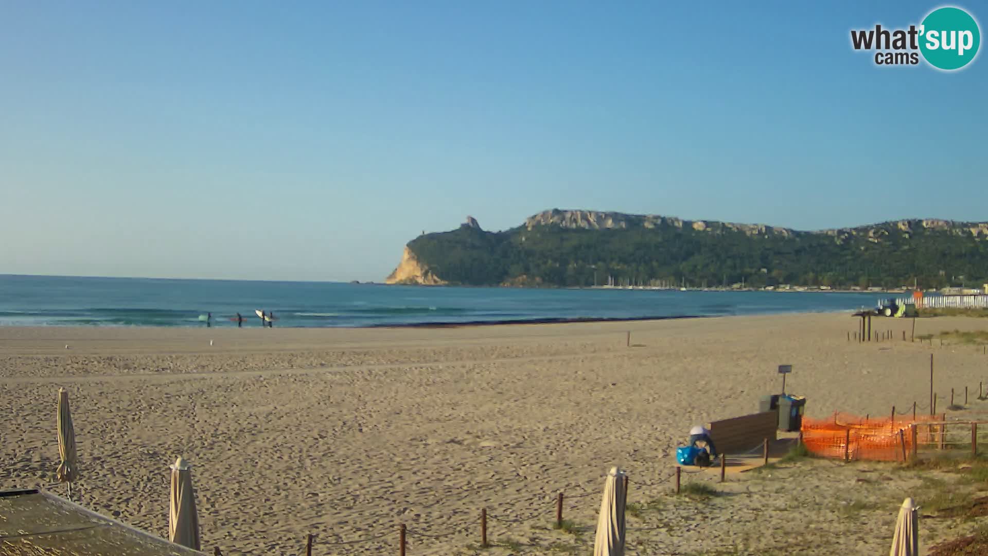 Webcam plage de Poetto | Cagliari | Sardaigne