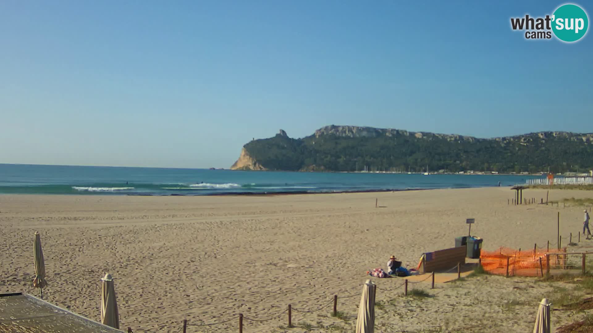 Poetto beach webcam | Cagliari | Sardinija
