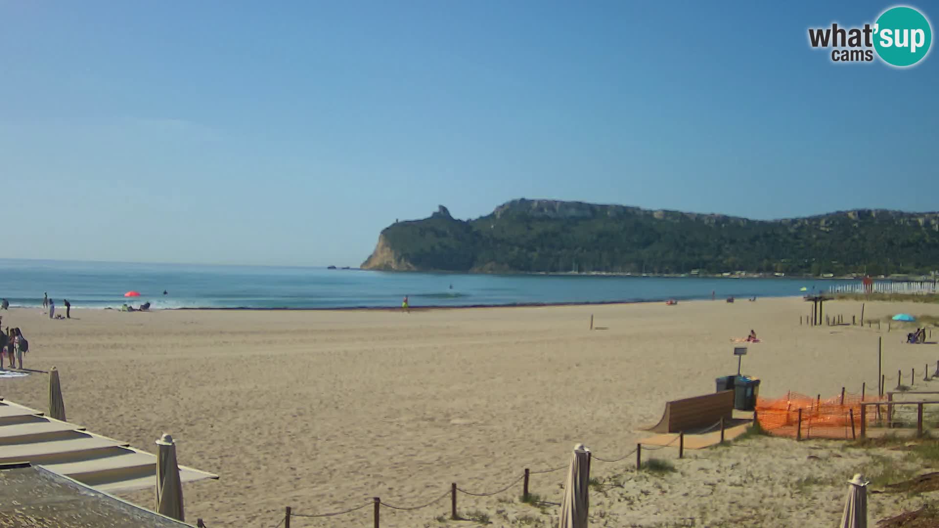 Poetto beach webcam | Cagliari | Sardinija