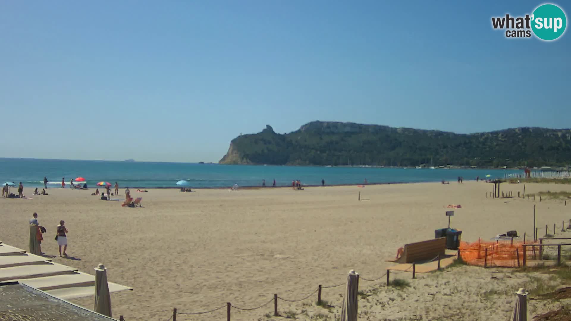Poetto beach webcam | Cagliari | Sardinija