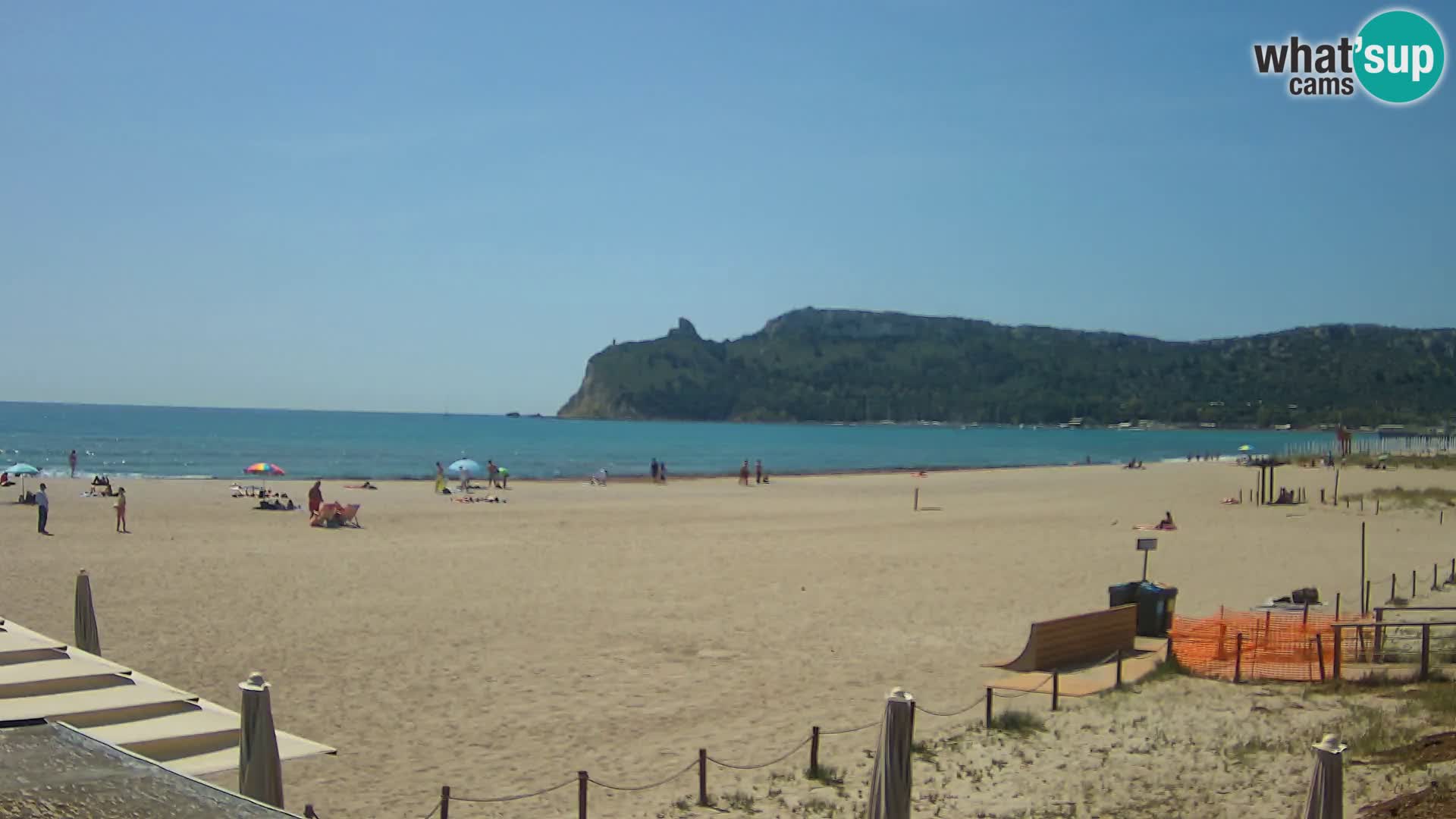 Webcam plage de Poetto | Cagliari | Sardaigne
