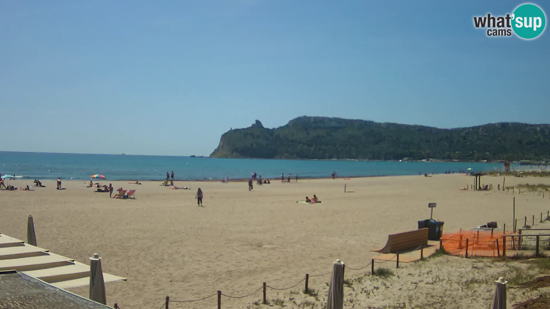 Webcam plage de Poetto | Cagliari | Sardaigne