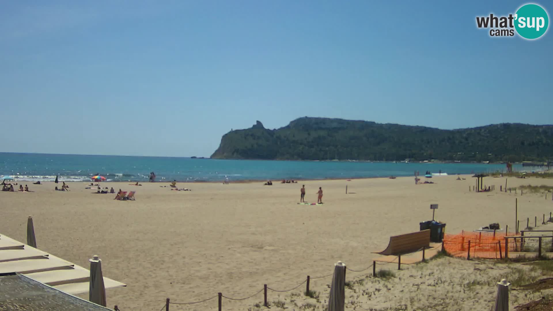 Poetto beach webcam | Cagliari | Sardinia