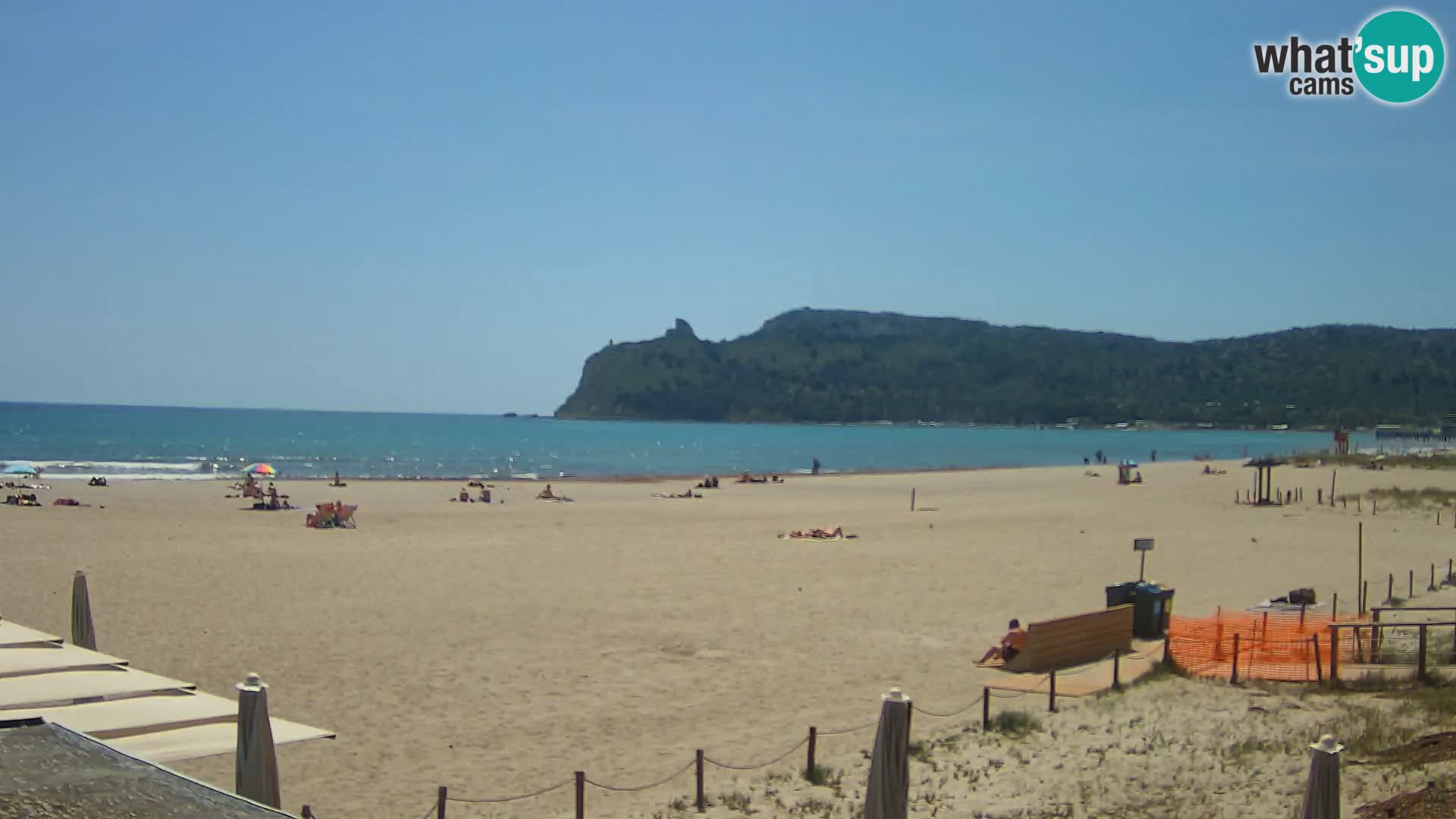 Poetto beach webcam | Cagliari | Sardinia