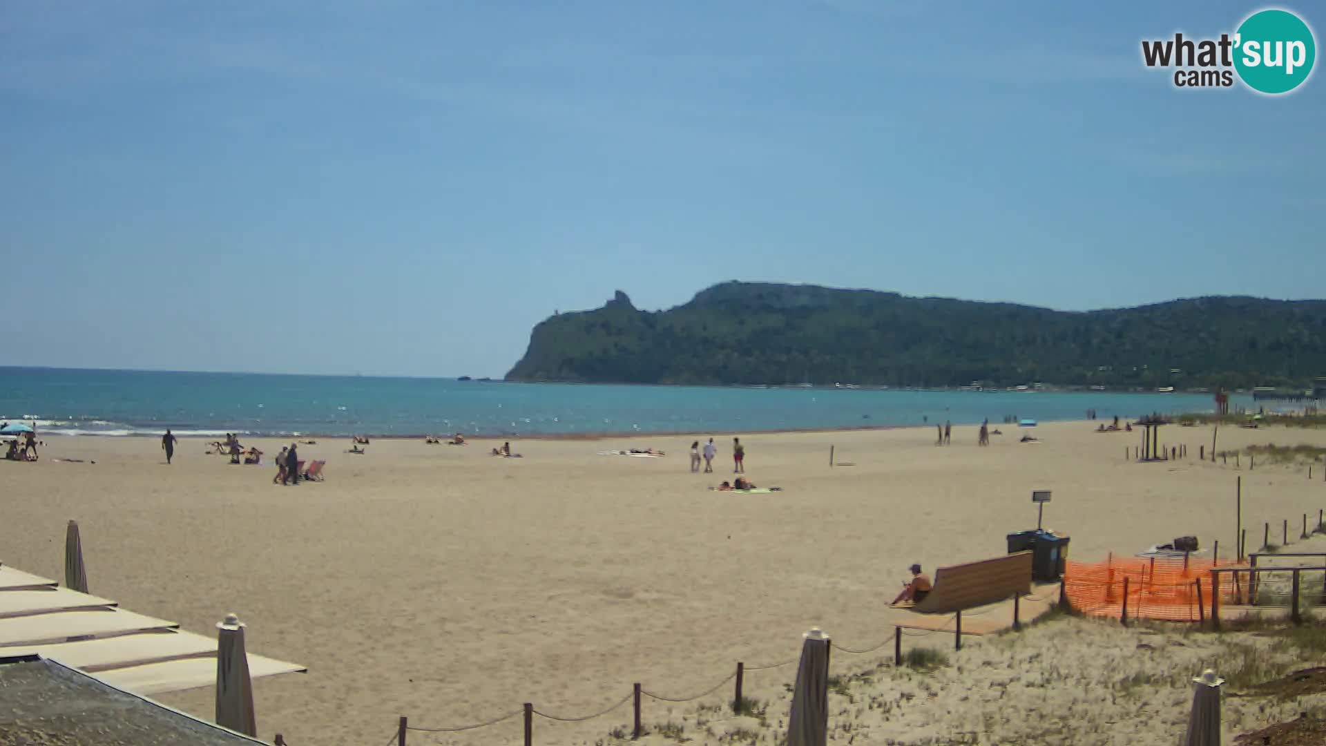 Webcam plage de Poetto | Cagliari | Sardaigne
