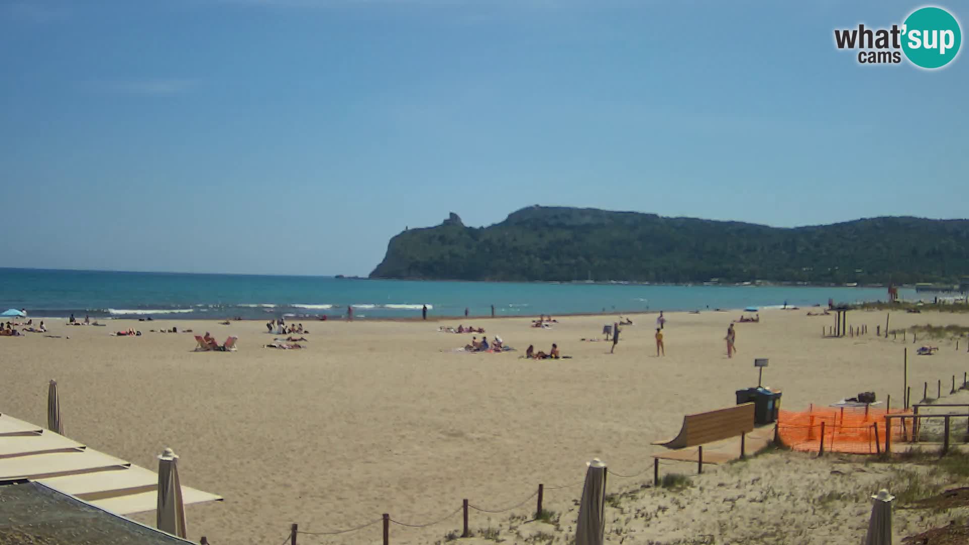 Poetto beach webcam | Cagliari | Sardinia