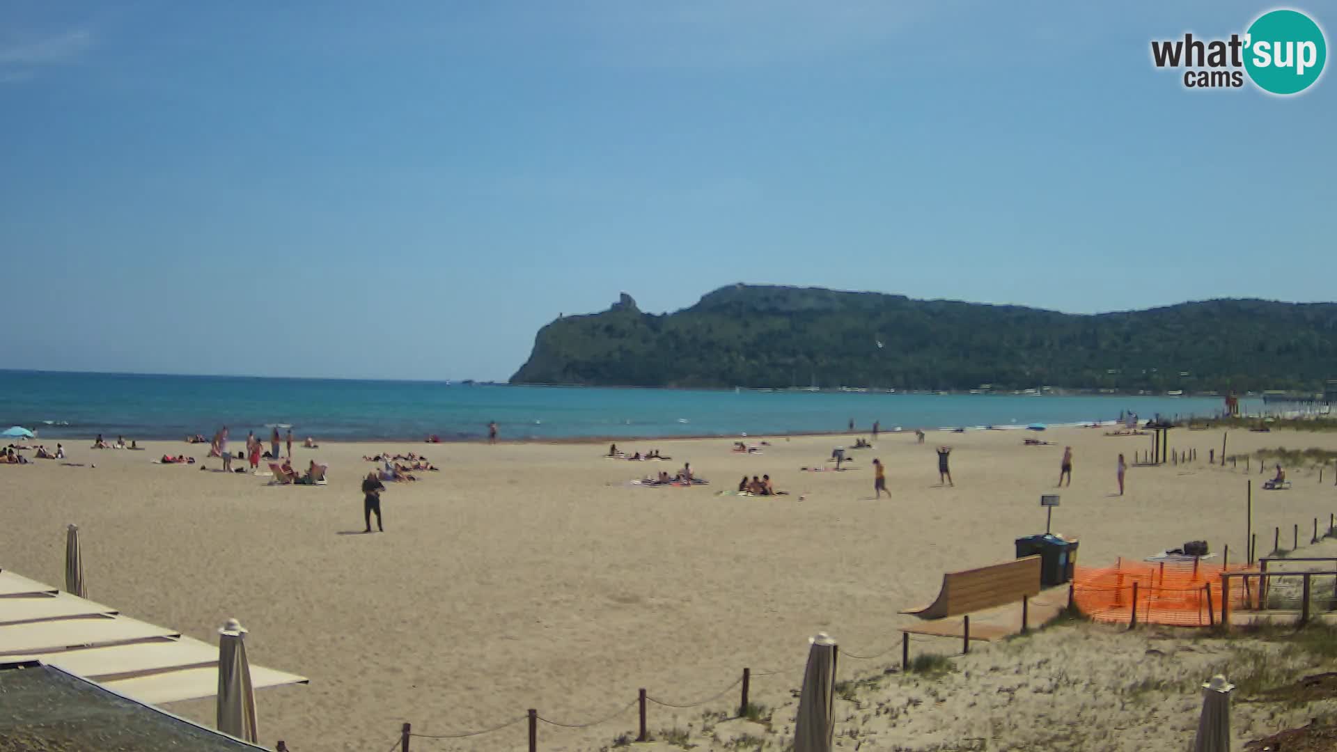 Poetto beach webcam | Cagliari | Sardinia