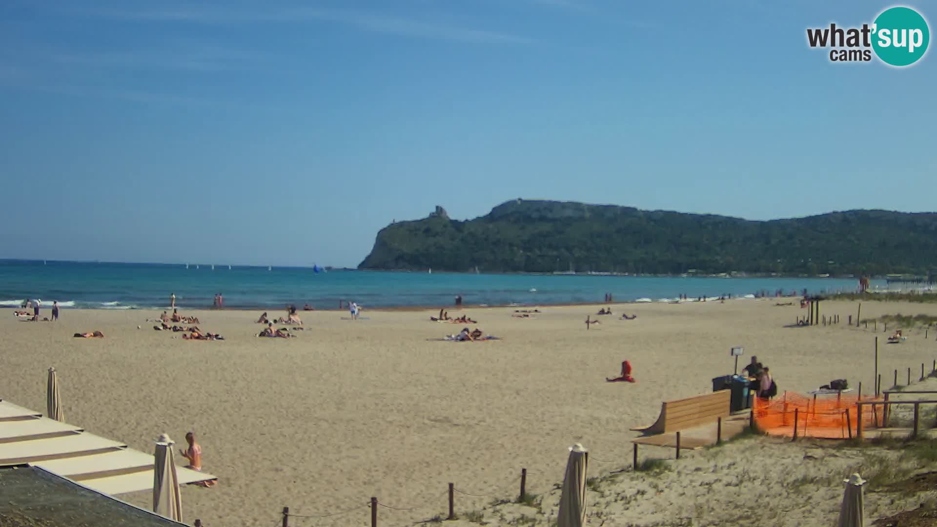 Webcam playa de Poetto | Cagliari | Cerdeña